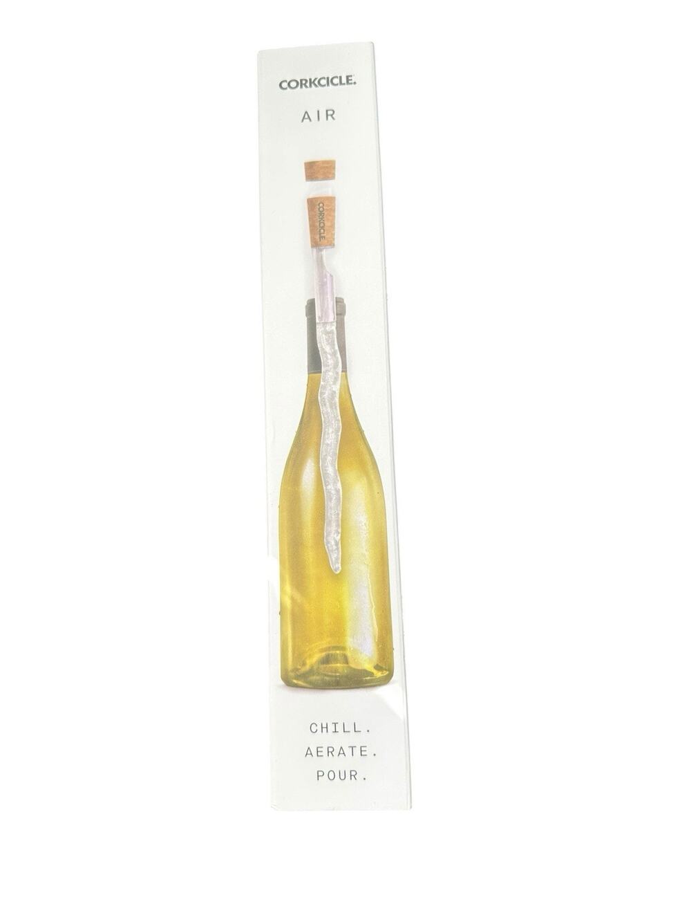 New Corkcicle Air Wine Bottle Chiller Barware Alcohol Aerate Reusable Champagne